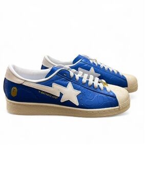 NIB/NWT Deadstock Men’s adidas SSTAR V BAPE Sneakers Size US 8.5